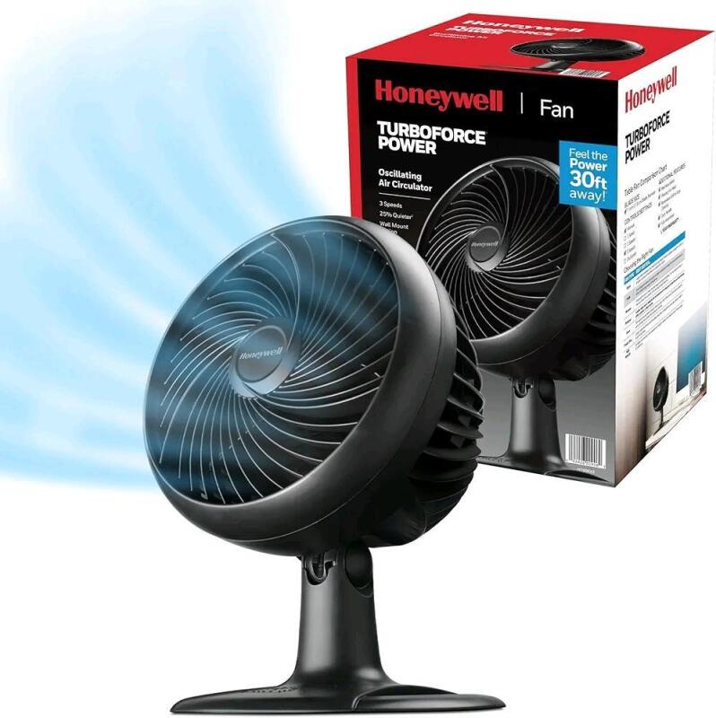 New Honeywell Turbo Force Oscillating Table Fan - HT-906 Retails for $110