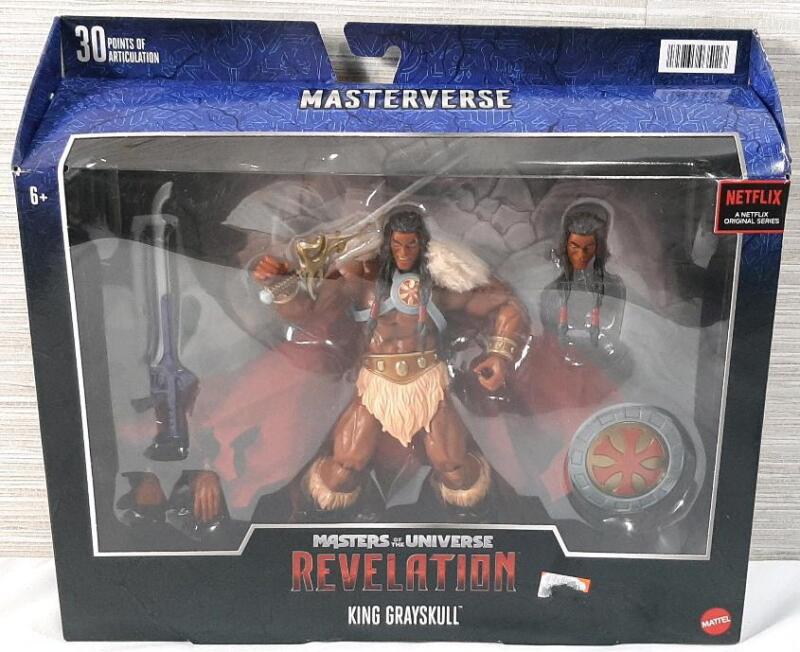 New Masters of The Universe Revelation King Grayskull Figure | Figure Measures 6&frac12;" Tall