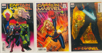 3 Marvel Captain Marvel Comics, 2 Annuals (1 Variant) Plus Braver and Mightier One-Shot Variant Edition