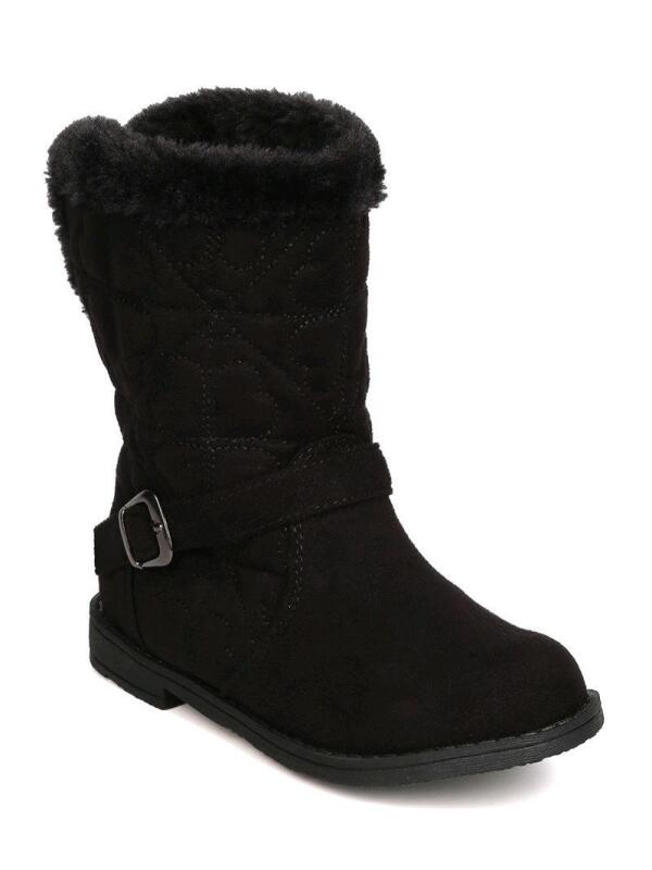 New Size 12 Girls Little Angel Quilted Hearts Riding Winter Boot.