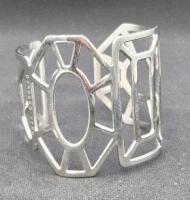 Dyrberg/Kern Structia Cuff Bracelet 2.5" Wide & Thick