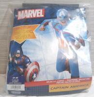 New Marvel Captain America Muscle Chest 2 Piece Set Costume | Size 3T-4T