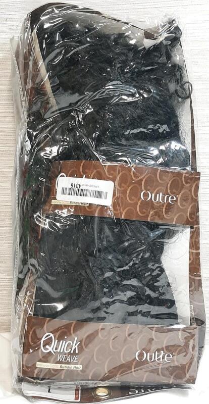 New Quick Weave Peruvian Black Bundle Wig