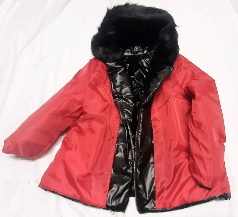 New XL Sized Red Puffer Jacket