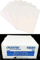 [Dentistry] 1000 New CROSSTEX Bracket Tray Covers, Code: X, 11" &times; 11" (28cm &times; 28cm), White, D682FCOX2R | Retails Over $170 USD!