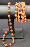 Beautiful Beaded/Stone Bracelet & Necklace 16" Long