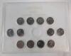 1999 Canadian Millennium Quarter Coin Set in Case . Missing 1999 Loonie Dollar Coin - 2