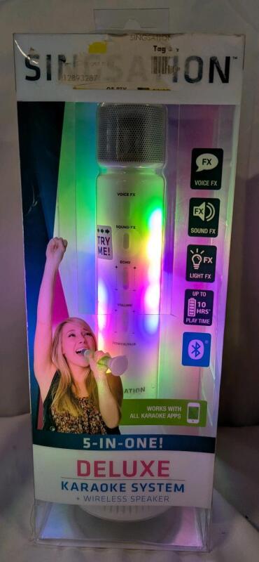 New | Singstation Bluetooth 5-in-One | SOLO DELUXE Karaoke System + Wireless Speaker.