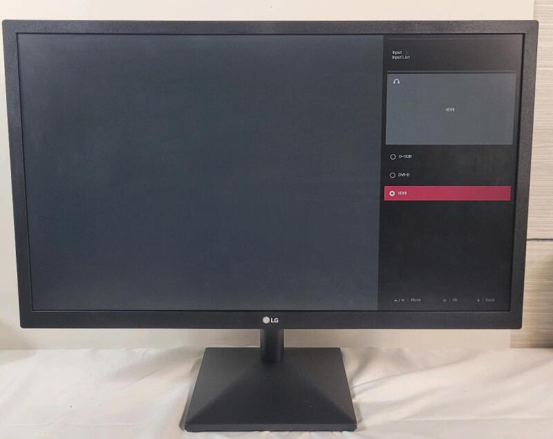 LG 24" Full HD 1920&times;1080 75 Hz (Max.) D-Sub, DVI, HDMI AMD FreeSync IPS Monitor . Model # 24EA430V-B . Tested Working