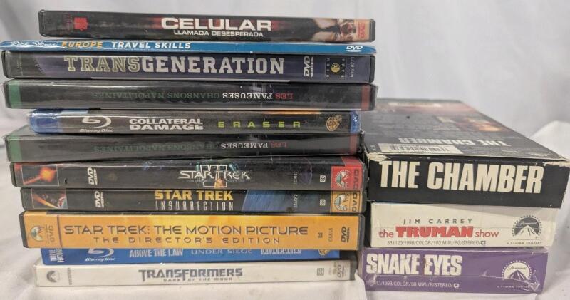 14 VHS, DvD & Blu-Rays. Some Sealed.
