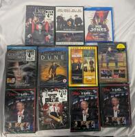 11 New Dvd and Blu-Rays. Movies Music & More. All Sealed except Bad Boys 1+2
