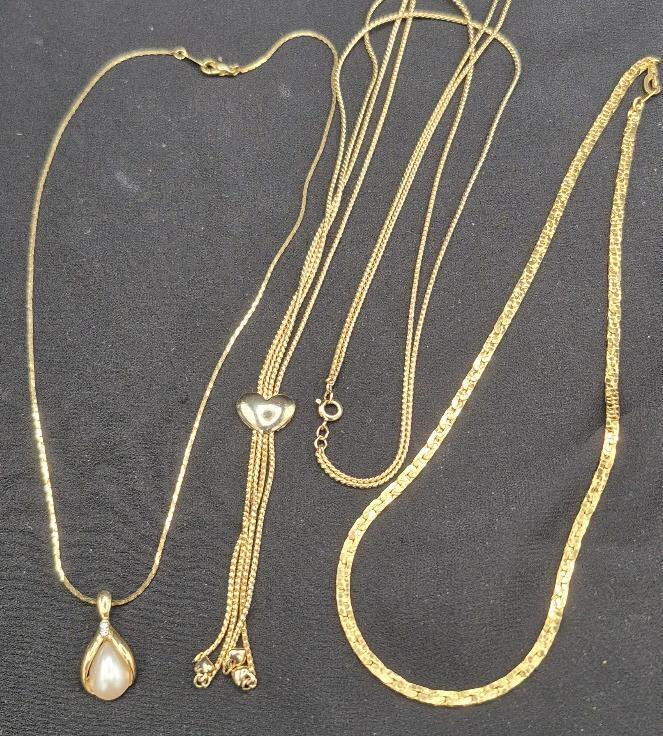 3 Lovely Necklaces - Avon Faux Pearl Pendant