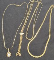 3 Lovely Necklaces - Avon Faux Pearl Pendant