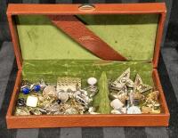 Vintage Men's Jewelry Lot - Tie Clips, Cuff Links, Pins, +