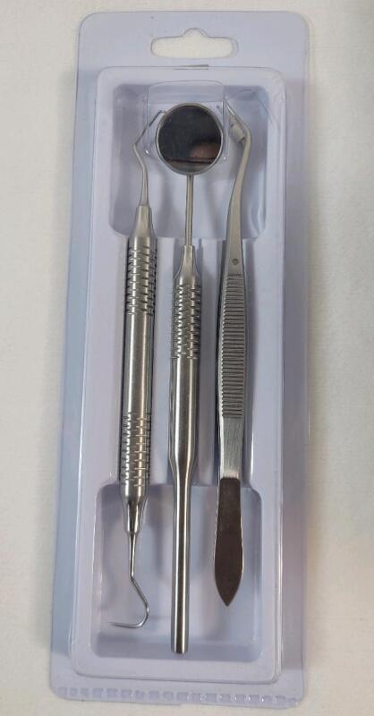 New - 3pc. Dental Examination / Basic Hygiene Kit .