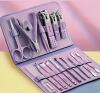 New 16pcs Premium Stainless Steel Manicure And Pedicure Set Including Nail Clippers, Scissors, Ear Pick, And Travel Essential Set, Foot And Beauty Care Pedicure Supplies for Professionals Stock photos added - 2