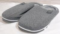 New Pair of Grey Indoor House Slippers | Size 11.5