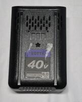 As New As Is 40V 6.0Ah Replacement Battery for Kobalt 40Volt Lithium Ion Battery Pack P/N KB440-03 KB2540C-06 KB640-03 KB240-06 KB240C-06 KB640-06 KB245-06 KRC40-06 KB440C-06 KRC60 KRC60-06 KB440-06 KB340C-06 KB540C-06 Retails for $190