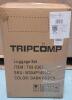 New - Tripcomp 2pc Carry-On Luggage Set . Hardshell Carry-On Suitcase w/Spinner Wheels & Handheld Hardshell Carry-On Bag , Dark Green . - 3