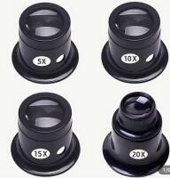 New Watch Repair Tool Eye Loupe Magnifiers 4pcs/set Watch Repair Tool Kit |5x/ 10/15x/20x Jewelry Loupe Magnifier Stock photo added