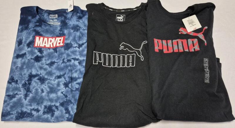 New with Tags & As New sz 2XL Men's T-Shirts - Marvel & Puma
