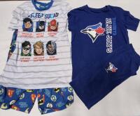 New with Tags & Not New Youth sz Large (10-12) Justice League & Blue Jays PJ'S