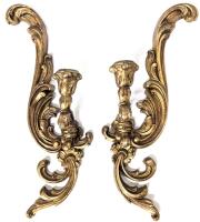 Pair of Vintage DURWOOD Kitchener, Canada Wall Sconces Candle Holders, 16.75" Long Each