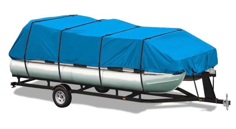 New Eliteshield Pontoon Boat Cover - See Description for Measurements; Retails for $400.82