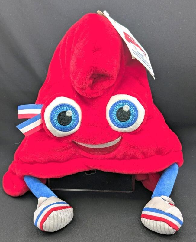 New PARIS 2024 Olympics Plush Mascot Les Phryges / Phrygian Bonnet - One Size Fits Most