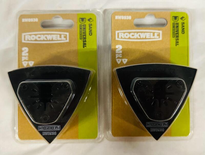 4 New Rockwell Universal Sander Attachments for Oscillating Tools, RW8938