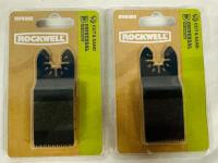 2 New Rockwell Universal Cut & Sand Blades for Oscilating Tools, RW8960