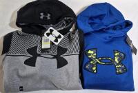 2 New with Tags Sz Medium Youth Under Armour Hoodie Sweatshirts
