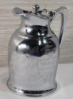 Vintage Stanley USA Chrome-Insulated Carafe / Pitcher Engraved with " CARDY HOTELS " .