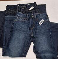 2 New with Tags sz 12 Youth Girls Old Navy Jeans - Skinny & Straight Fit