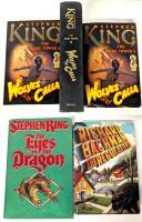 5 Vintage STEPHEN KING / RICHARD BACHMAN Hardcover Novels : 3&times; The Dark Tower Book 5 : Wolves of the Calla (All First Trade Editions), The Regulators & The Eyes of the Dragon (1987, Viking)