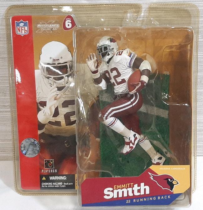2003 Good Condition Mcfarlane Sports Picks Arizona Cardinals Emmitt Smith 6" Figurine