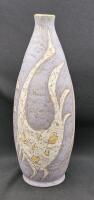 Stunning Pottery Vase Signed 10.5" Tall