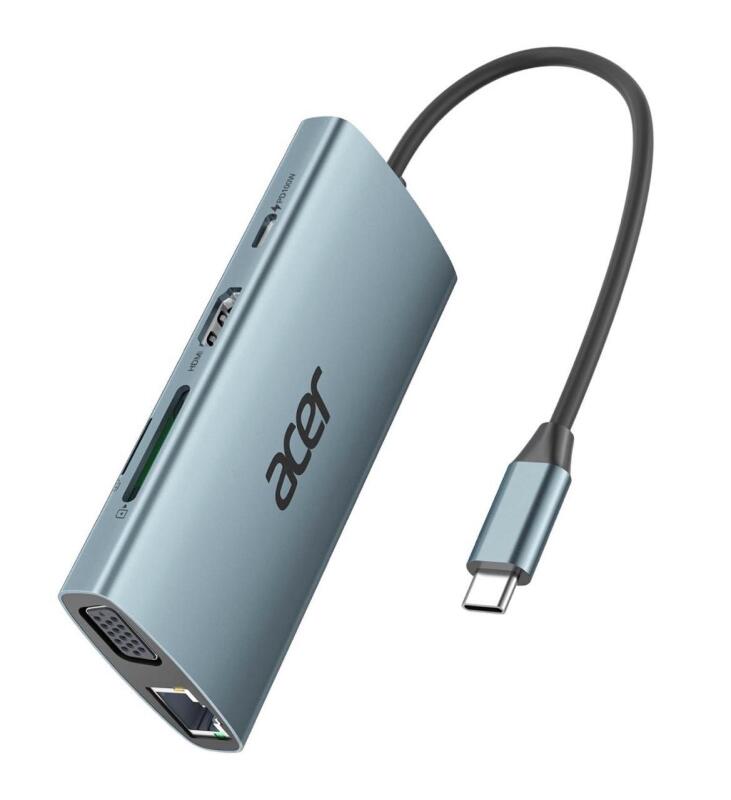 As-New Acer 9-in-1 USB C Hub