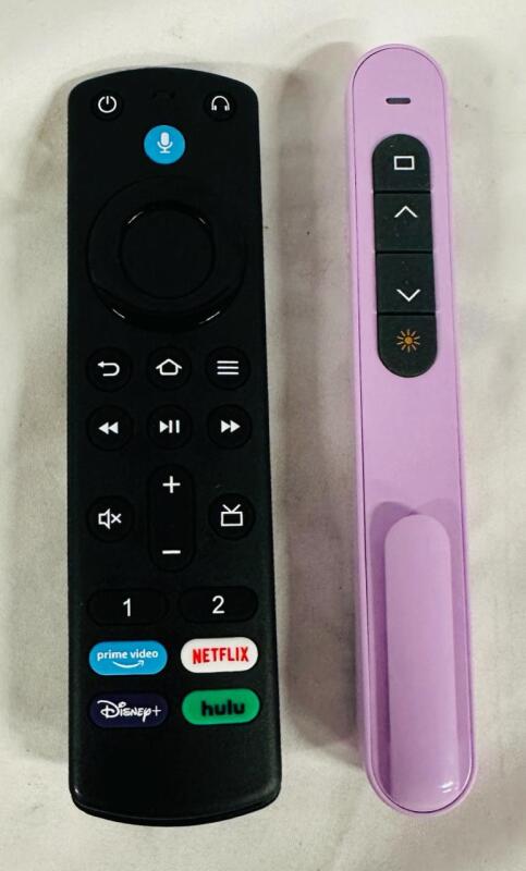 2 As-New Wireless Remotes; 1 Firestick Controller, and 1 PowerPoint Clicker