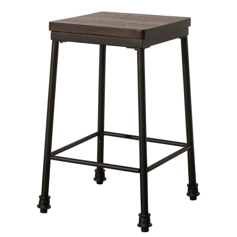 New Hillsdale, Castille Metal Backless Counter Height Stool. 26"H x 15"W x 15"D
