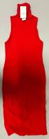 Zara Sleeveless Bodycon Dress, Red, Size Large