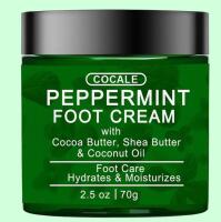 New Cocale Peppermint Foot Cream Moisturizes Cream for Dry Cracked Feet Hands Heels Elbow(2.5oz) Stock photo added Expires 16/12/2027