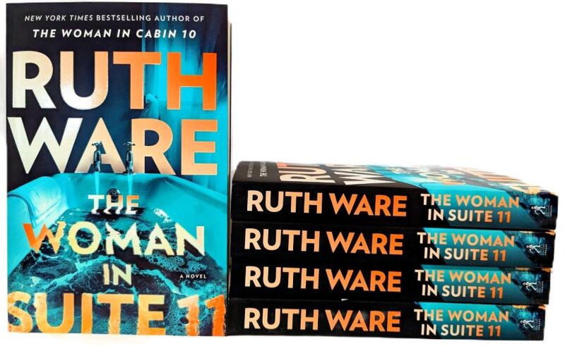 5 New Copies THE WOMAN IN SUITE 11 by Ruth Ware, Softcover - Retail Value Over $90!