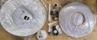 As New As Is Ceiling LED Light Fixture 19" Diameter with Remote