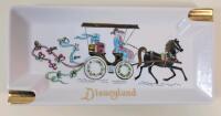 Vintage 1950s Disneyland Ashtray . Measures 8 &frac34;"&times;4 &frac14;" . No chips or cracks , crazing present