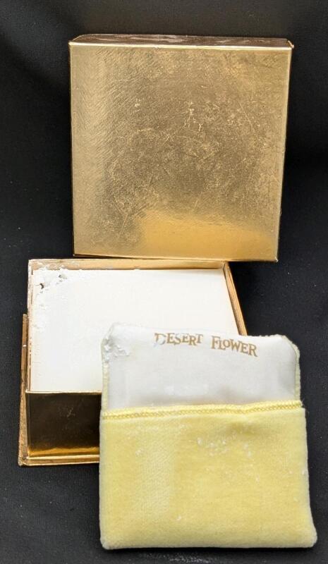 Vintage Shulton of Canada DESERT FLOWER No. 1731 Dusting Powder