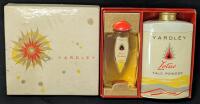 Vintage Sealed YARDLEY "Lotus" Talc Powder 4oz & Cologne Gift Set in Original Box
