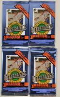 1991 Ultimate Sports Cards Hockey Draft Picks , 4 Factory Sealed Packs . French Edition