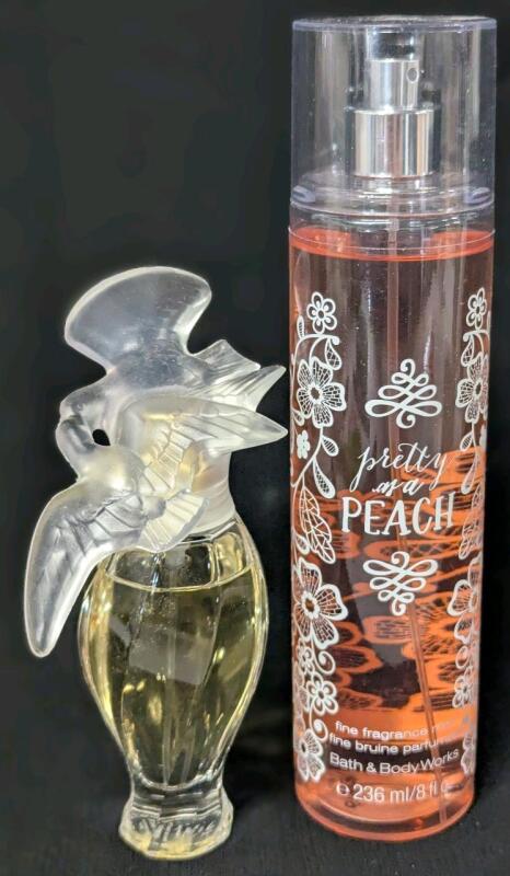 NINA RICCI L'Air du Temps Eau de Toilette 50ml + Bath & Body Works "Pretty as a Peach" Fine Fragrance Mist 236ml