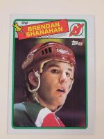 1988 - 1989 Topps Brendan Shanahan #122 NHL Hockey Rookie Card .
